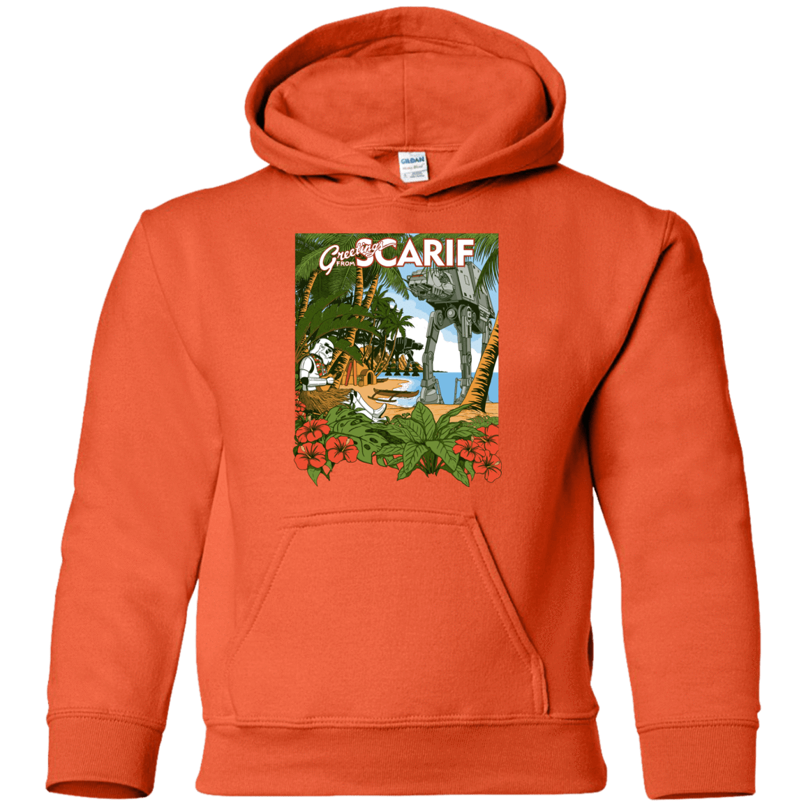 Sweatshirts Orange / YS Greetings from Scarif Youth Hoodie