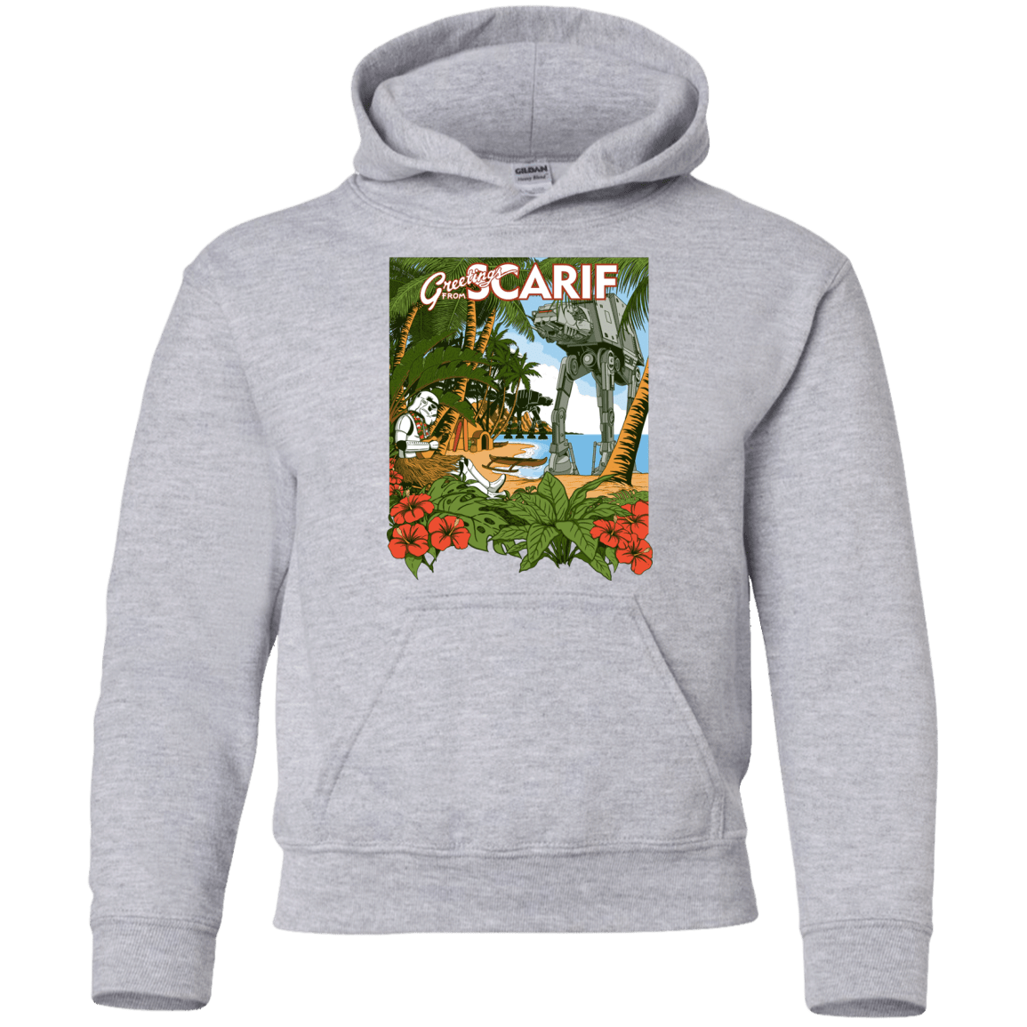 Sweatshirts Sport Grey / YS Greetings from Scarif Youth Hoodie