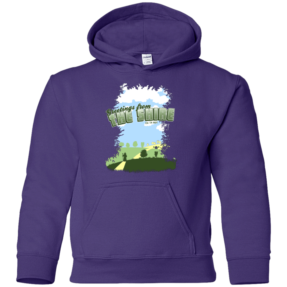 Sweatshirts Purple / YS Greetings From Shire Youth Hoodie