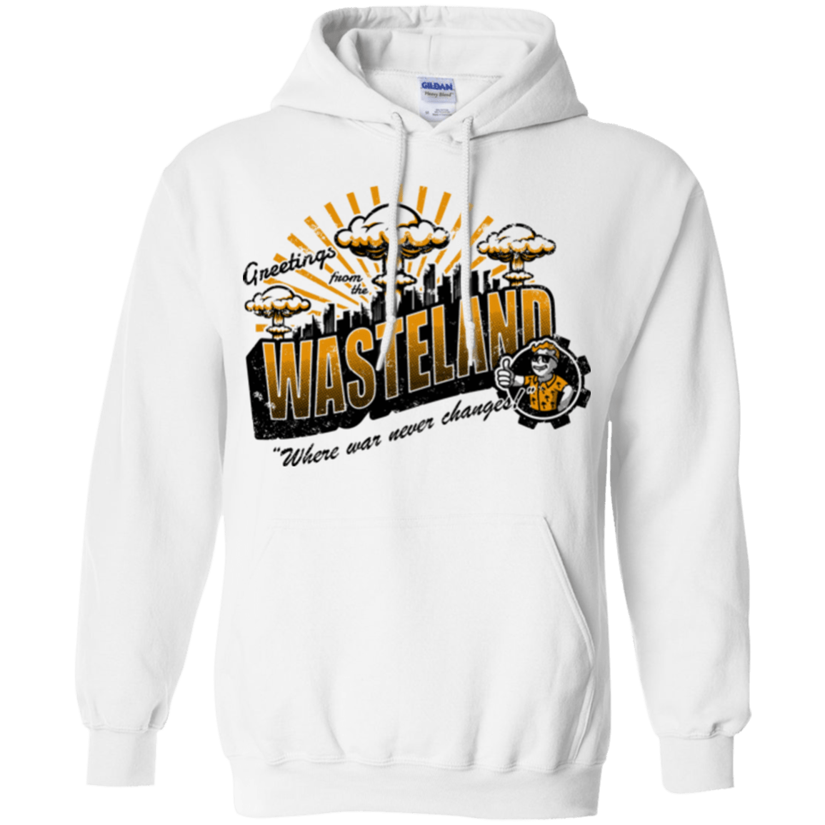 Greetings from the Wasteland! Pullover Hoodie