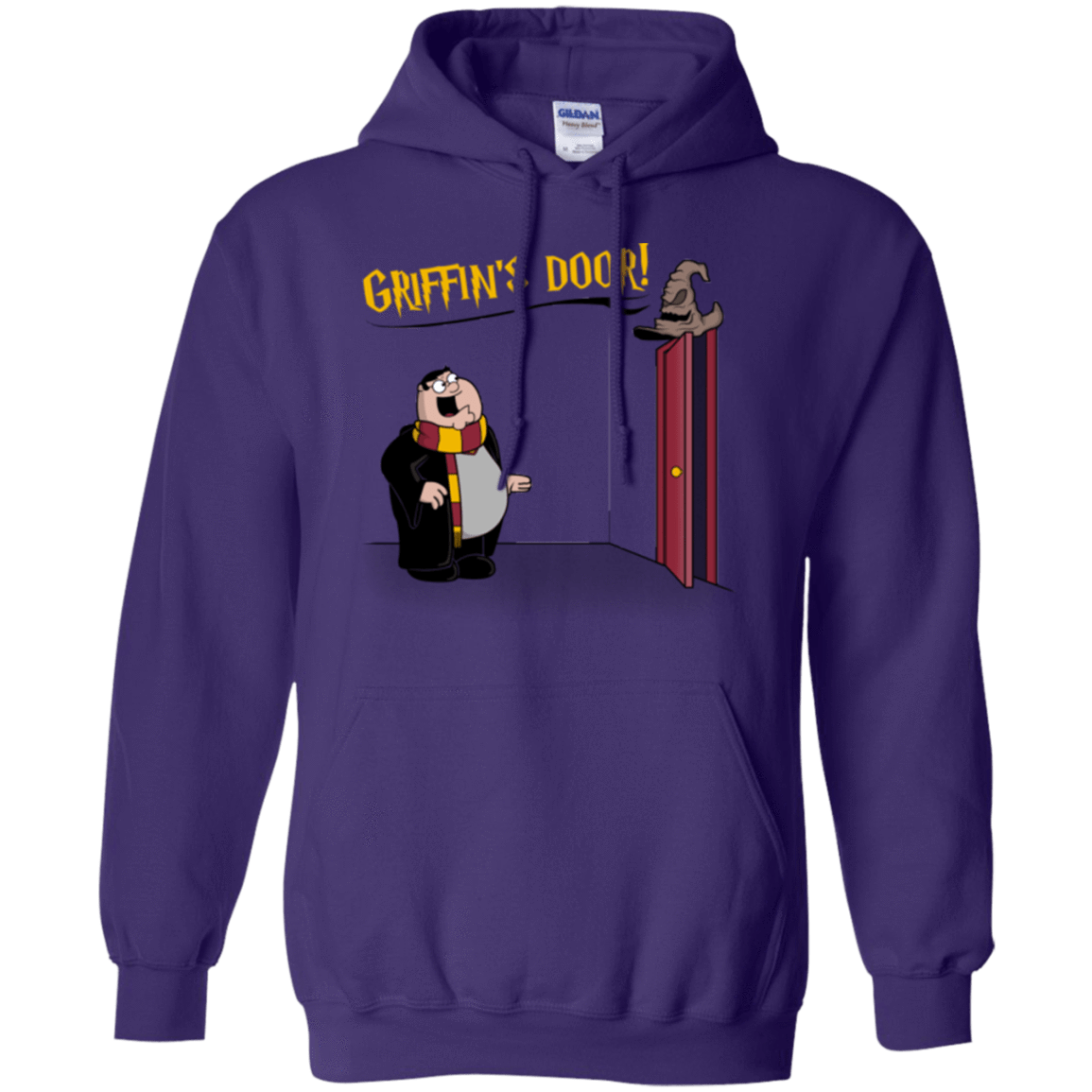 Sweatshirts Purple / S Griffins Door Pullover Hoodie