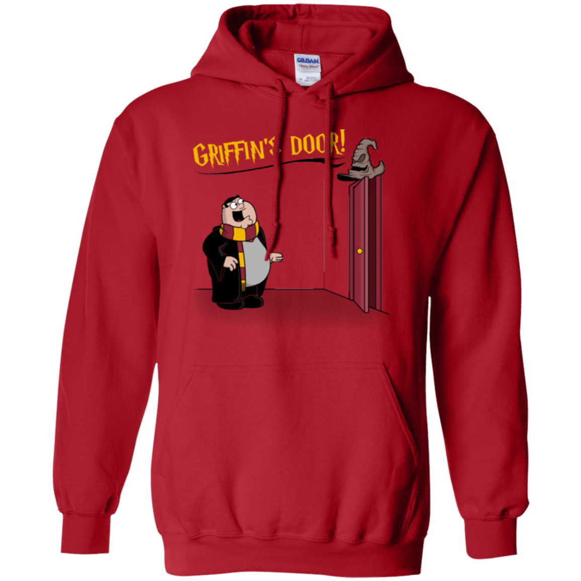 Sweatshirts Red / S Griffins Door Pullover Hoodie