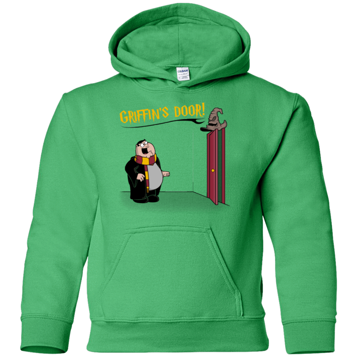 Sweatshirts Irish Green / YS Griffins Door Youth Hoodie