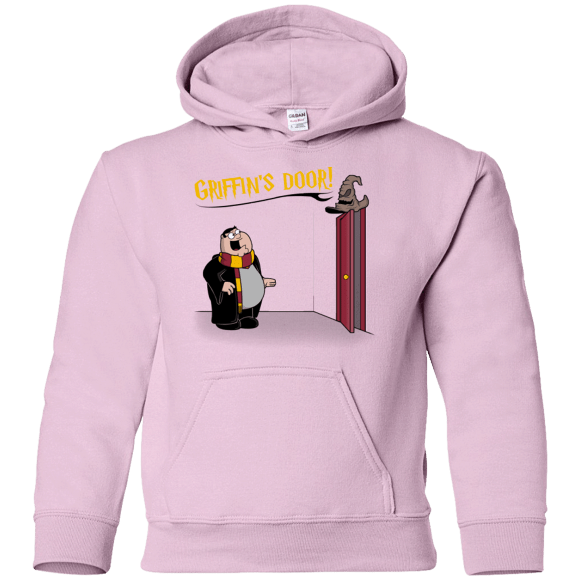 Sweatshirts Light Pink / YS Griffins Door Youth Hoodie
