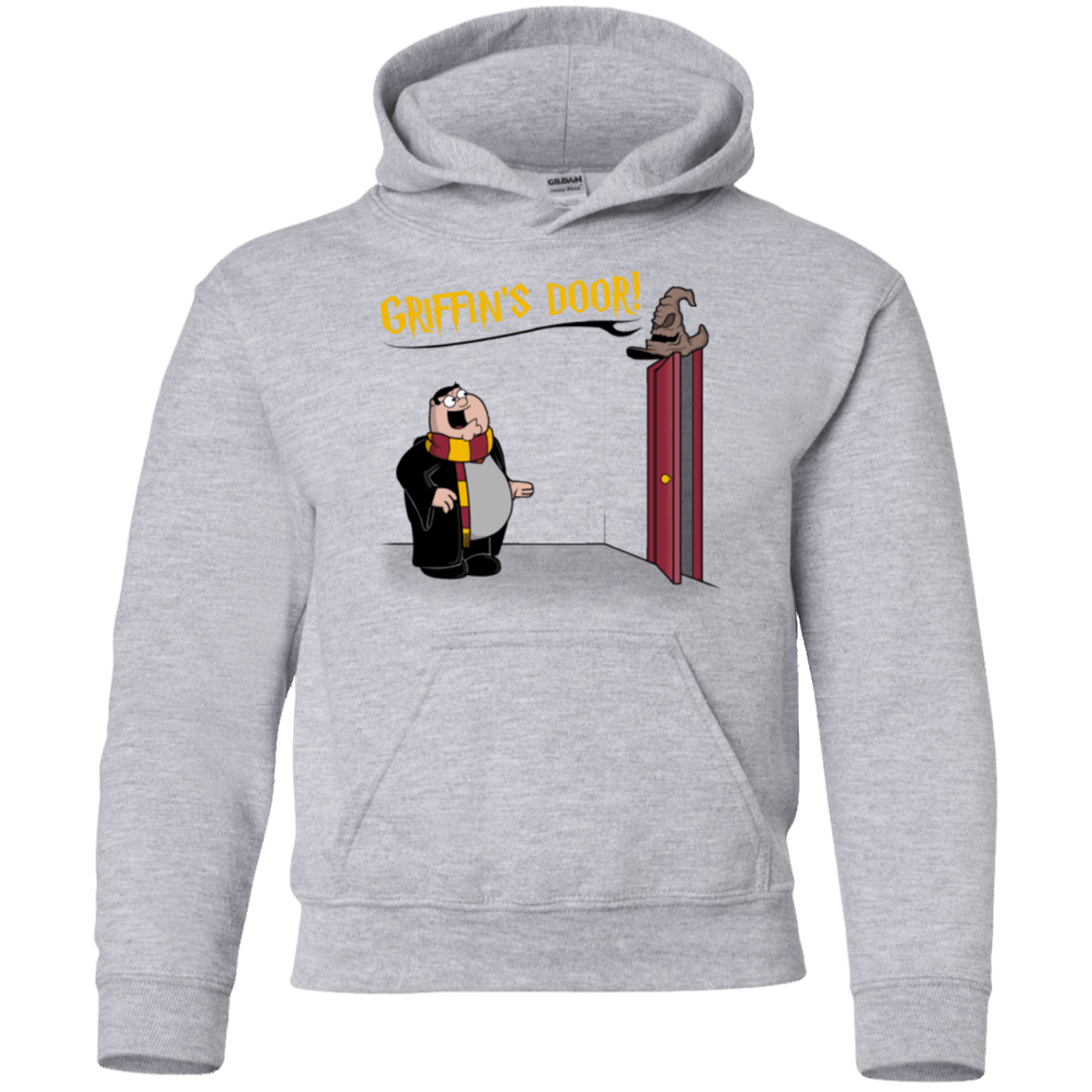 Sweatshirts Sport Grey / YS Griffins Door Youth Hoodie