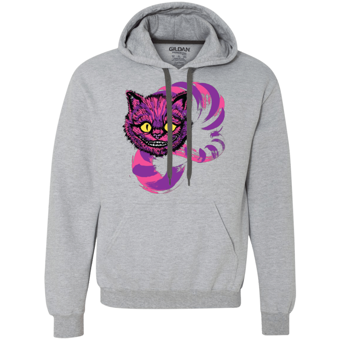 Sweatshirts Sport Grey / Small Grinning Like A Cheshire Cat 2 Premium Fleece Hoodie