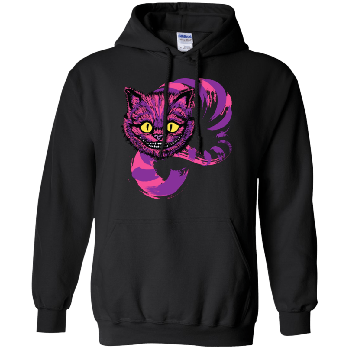 Sweatshirts Black / Small Grinning Like A Cheshire Cat 2 Pullover Hoodie