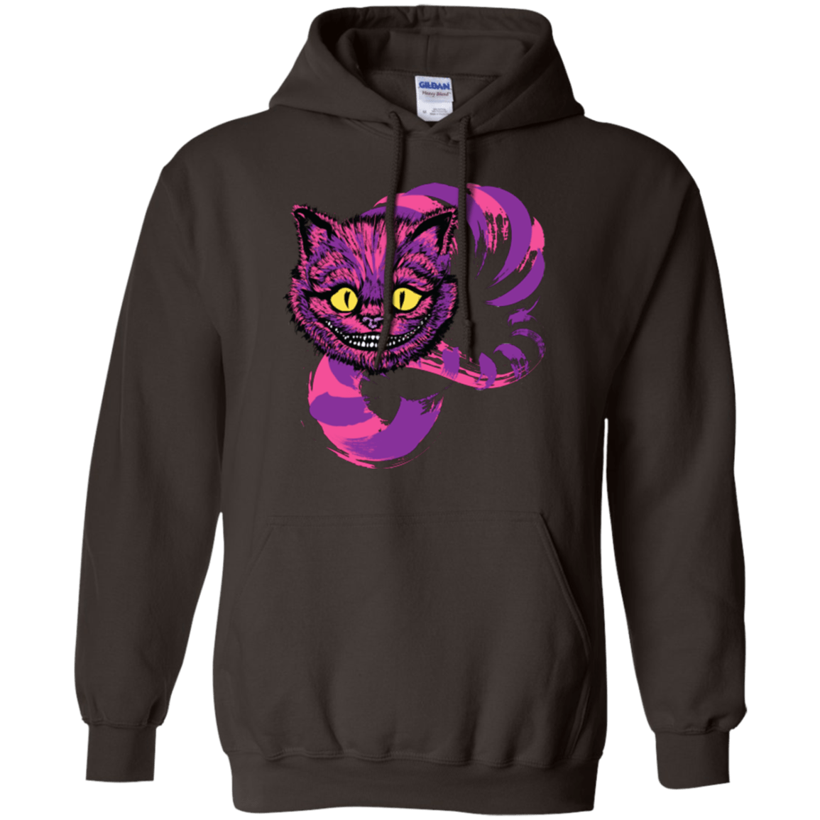 Sweatshirts Dark Chocolate / Small Grinning Like A Cheshire Cat 2 Pullover Hoodie