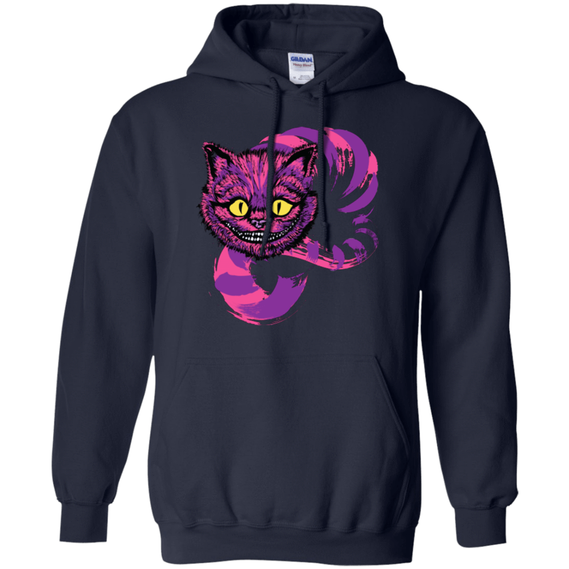 Sweatshirts Navy / Small Grinning Like A Cheshire Cat 2 Pullover Hoodie