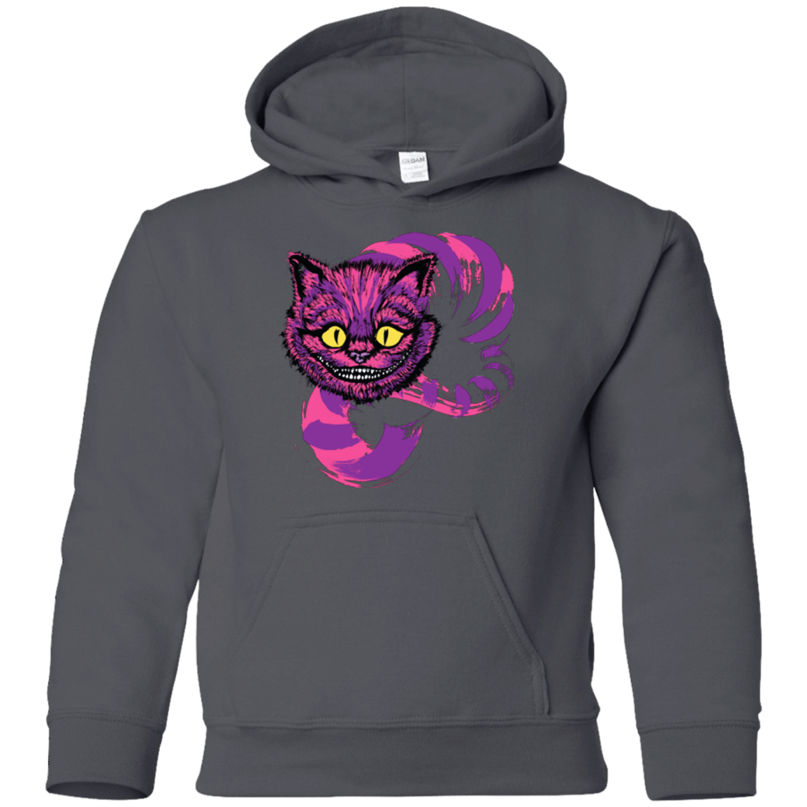Sweatshirts Charcoal / YS Grinning Like A Cheshire Cat 2 Youth Hoodie