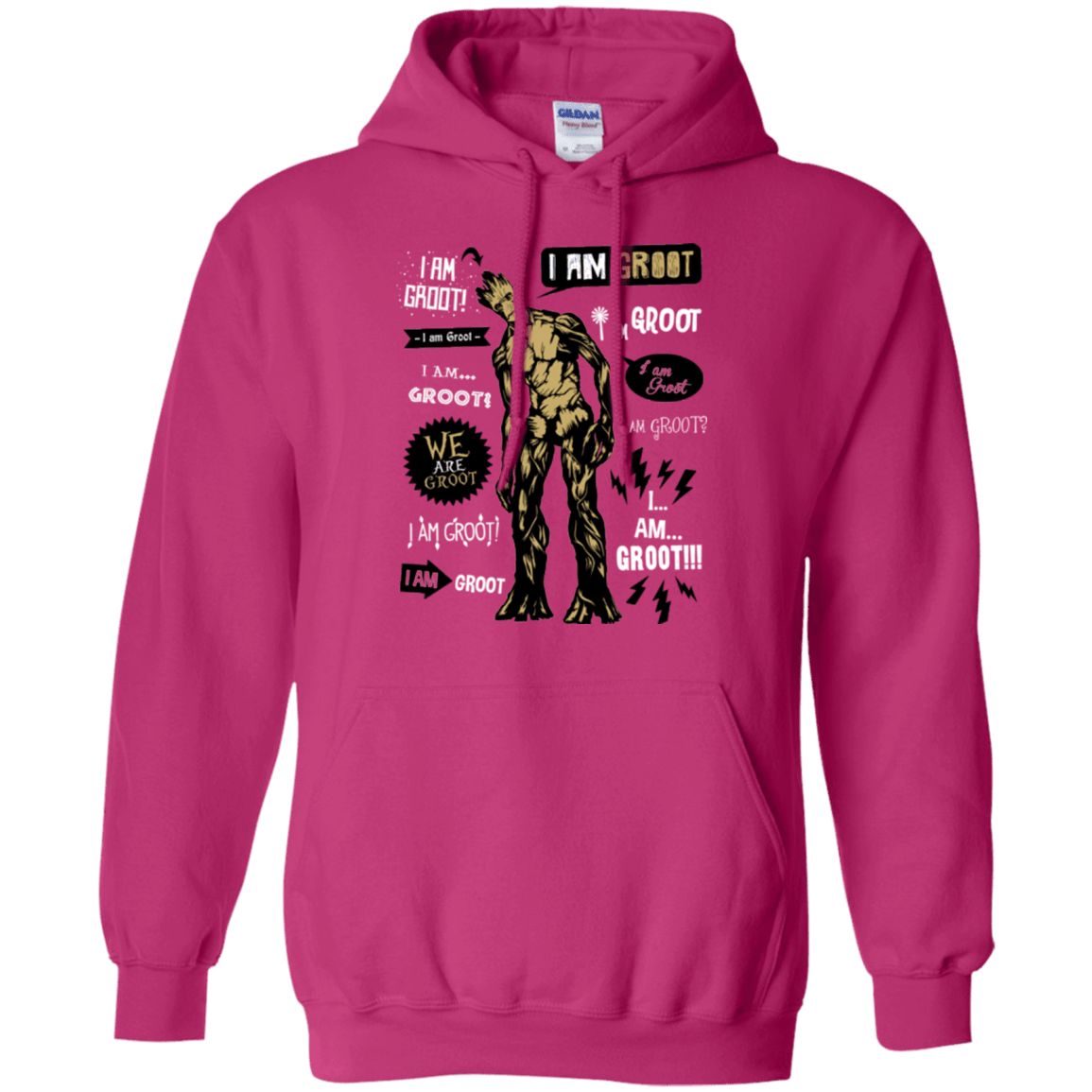 Sweatshirts Heliconia / Small Groot Famous Quotes Pullover Hoodie