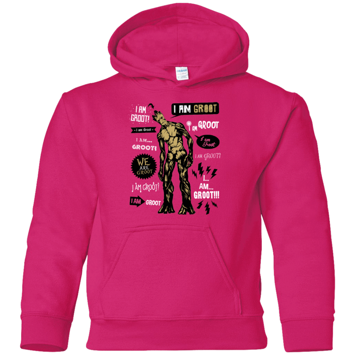 Sweatshirts Heliconia / YS Groot Famous Quotes Youth Hoodie