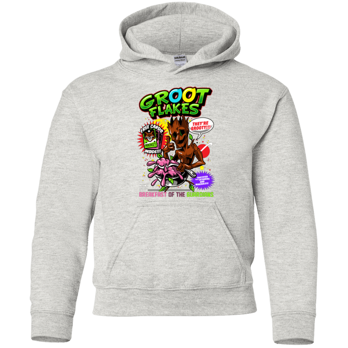 Sweatshirts Ash / YS Groot Flakes Youth Hoodie