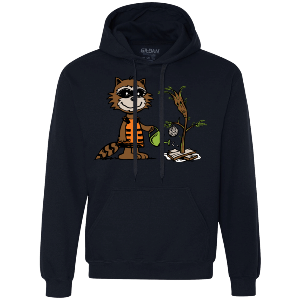 Sweatshirts Navy / Small Groot Grief Premium Fleece Hoodie