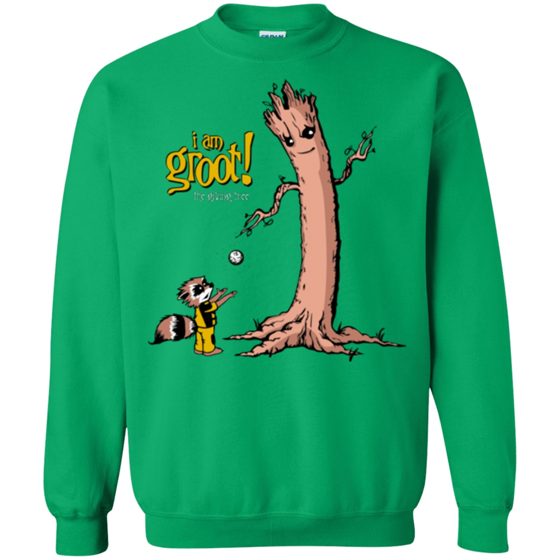 Sweatshirts Irish Green / Small Groot Is Giving Crewneck Sweatshirt