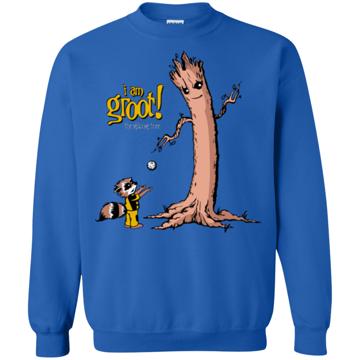Sweatshirts Royal / Small Groot Is Giving Crewneck Sweatshirt