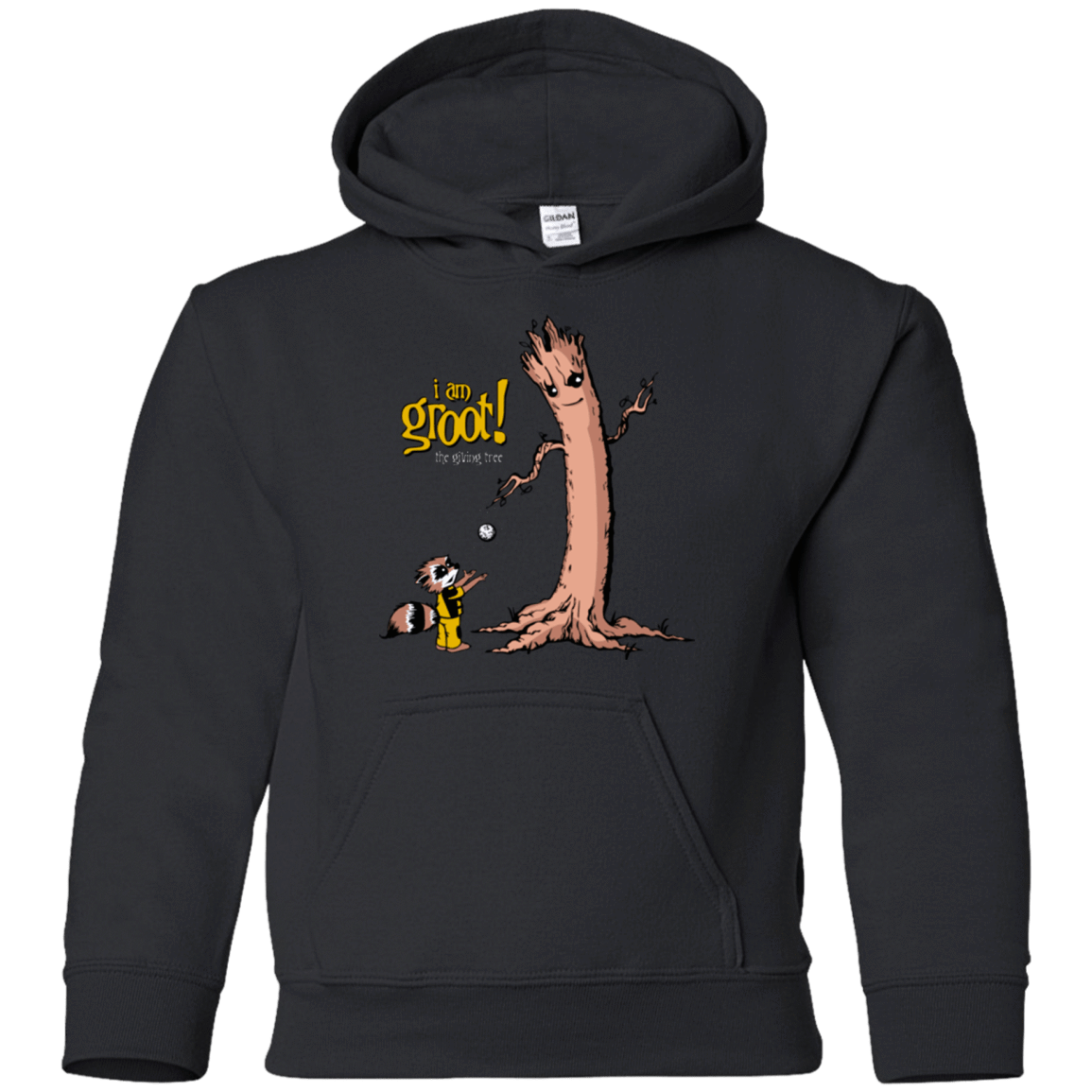 Sweatshirts Black / YS Groot Is Giving Youth Hoodie