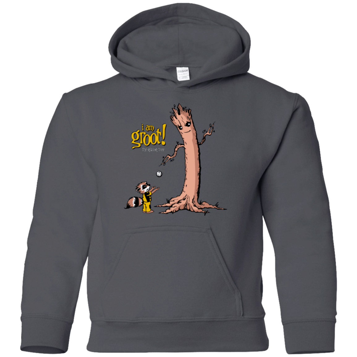 Sweatshirts Charcoal / YS Groot Is Giving Youth Hoodie