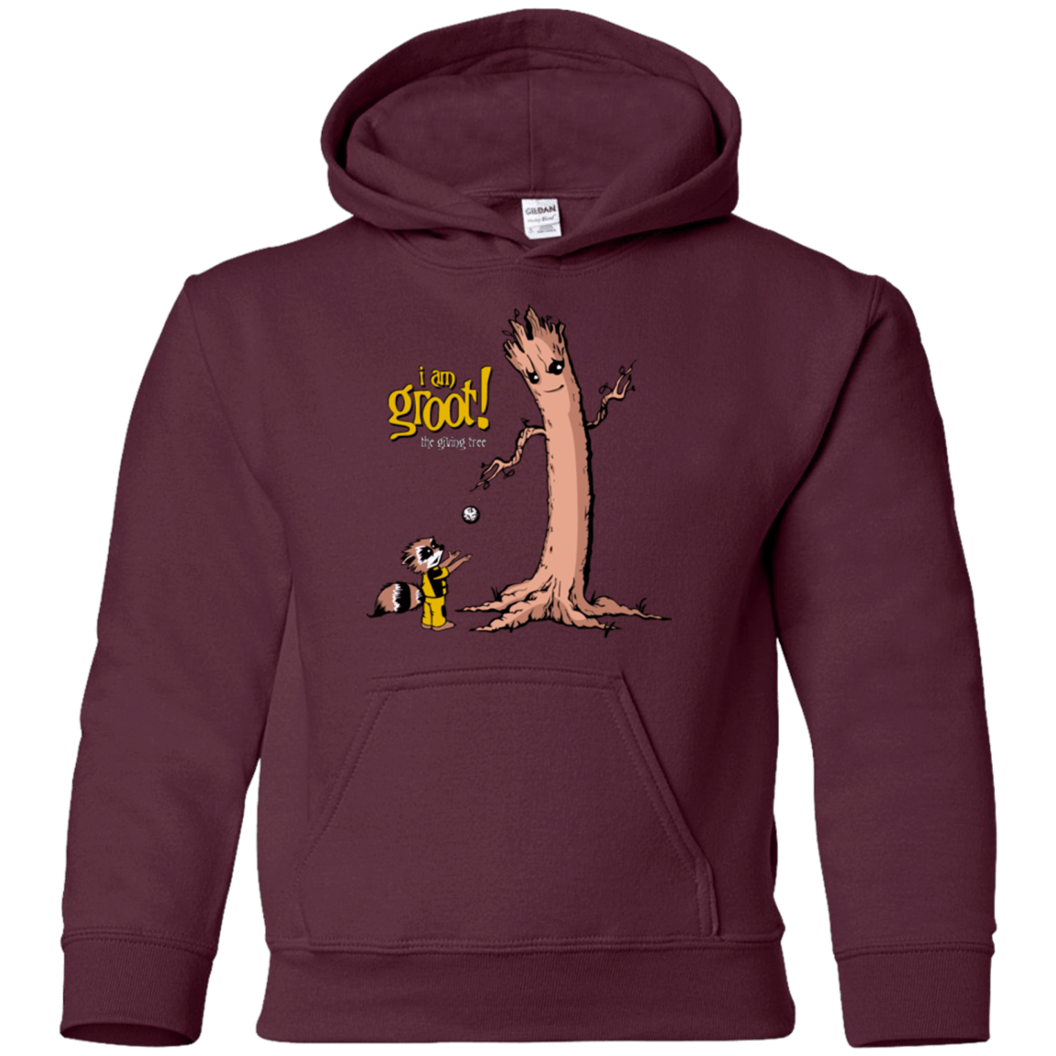 Sweatshirts Maroon / YS Groots Giving Youth Hoodie