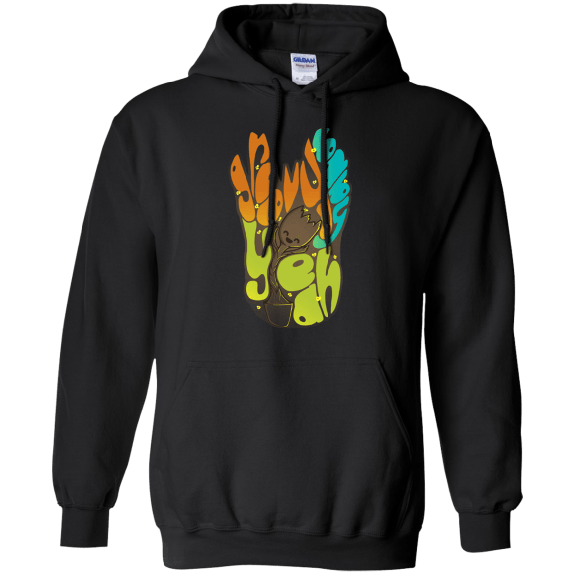 Sweatshirts Black / Small Groovy Baby Pullover Hoodie