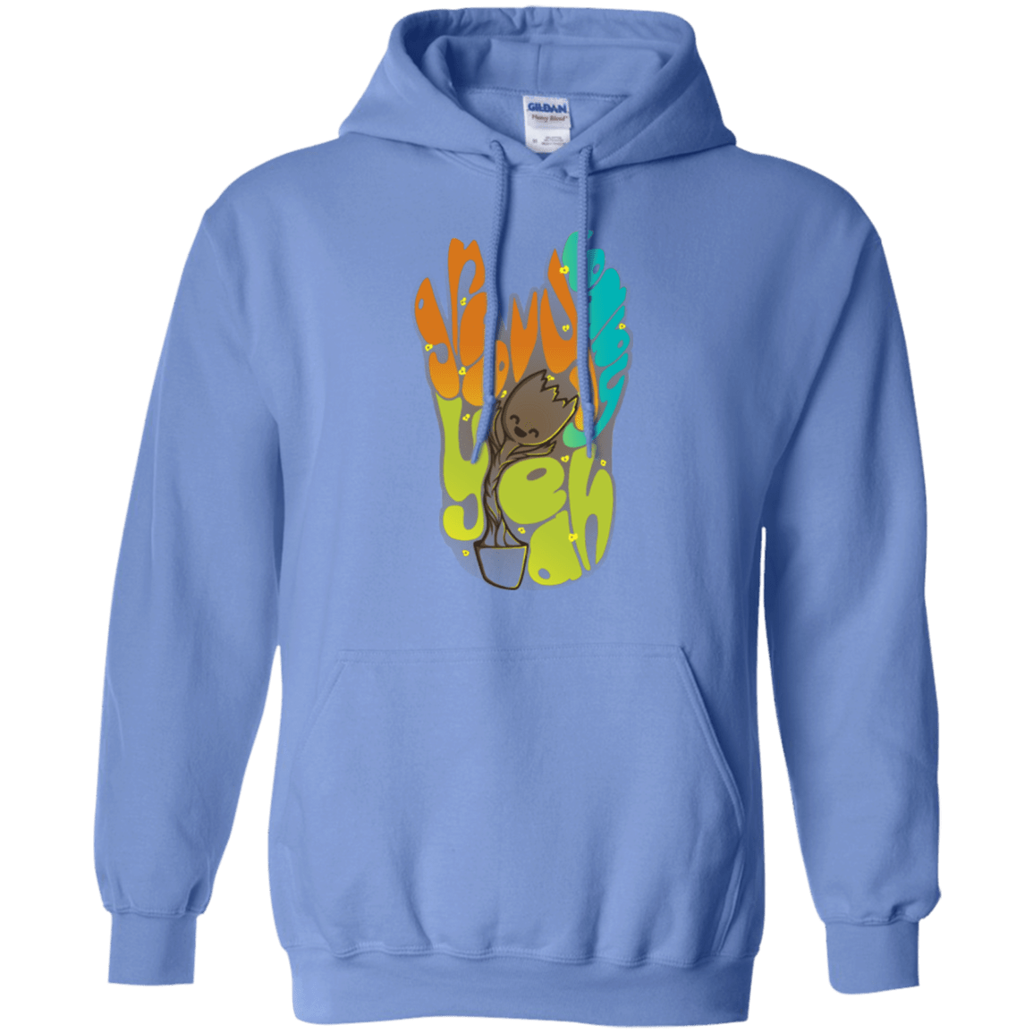 Sweatshirts Carolina Blue / Small Groovy Baby Pullover Hoodie