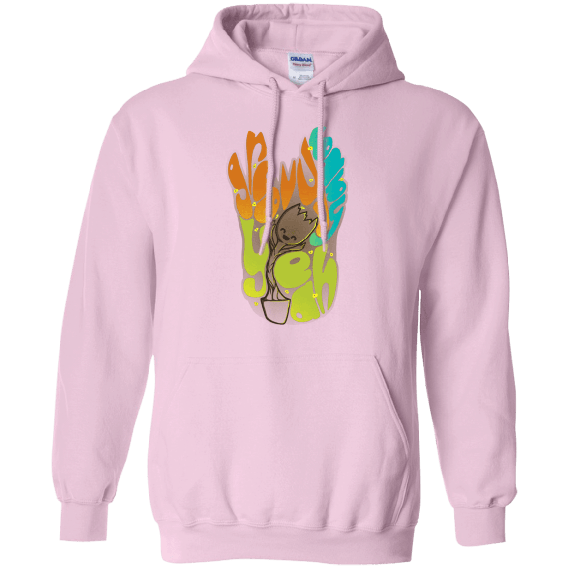 Sweatshirts Light Pink / Small Groovy Baby Pullover Hoodie
