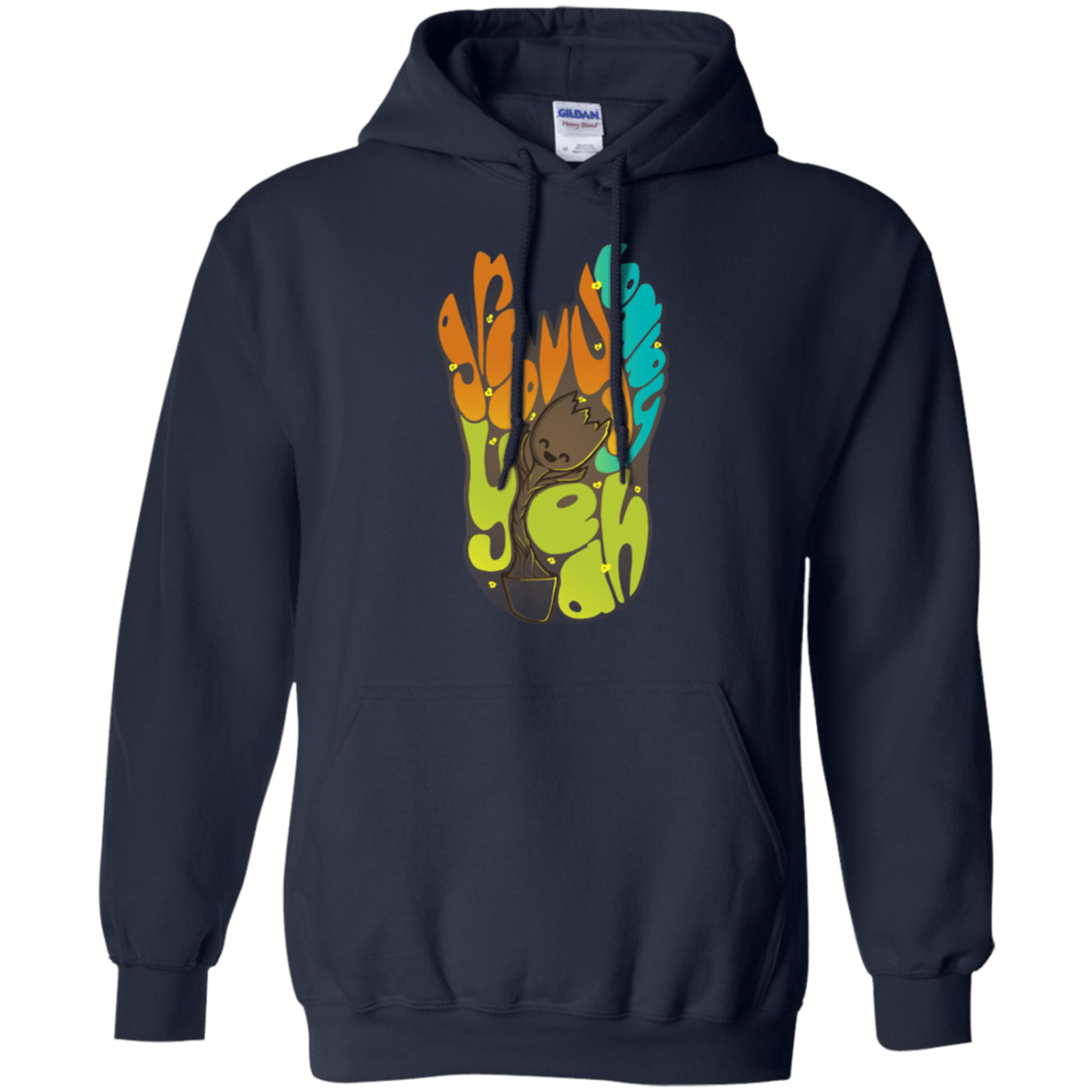Sweatshirts Navy / Small Groovy Baby Pullover Hoodie