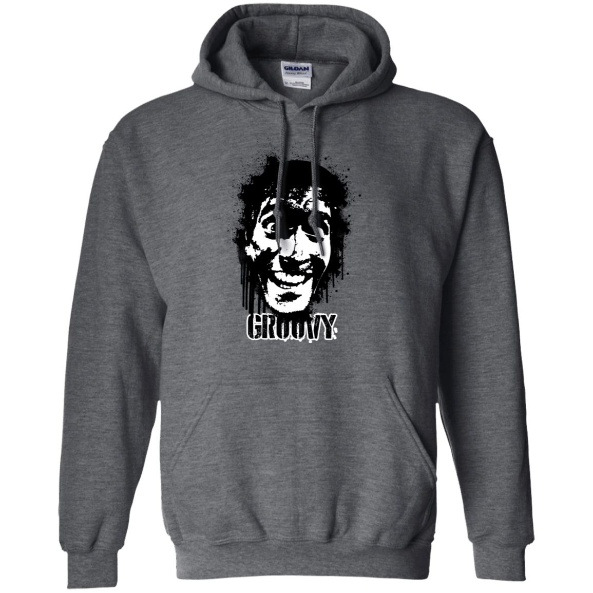 Sweatshirts Dark Heather / S Groovy Pullover Hoodie
