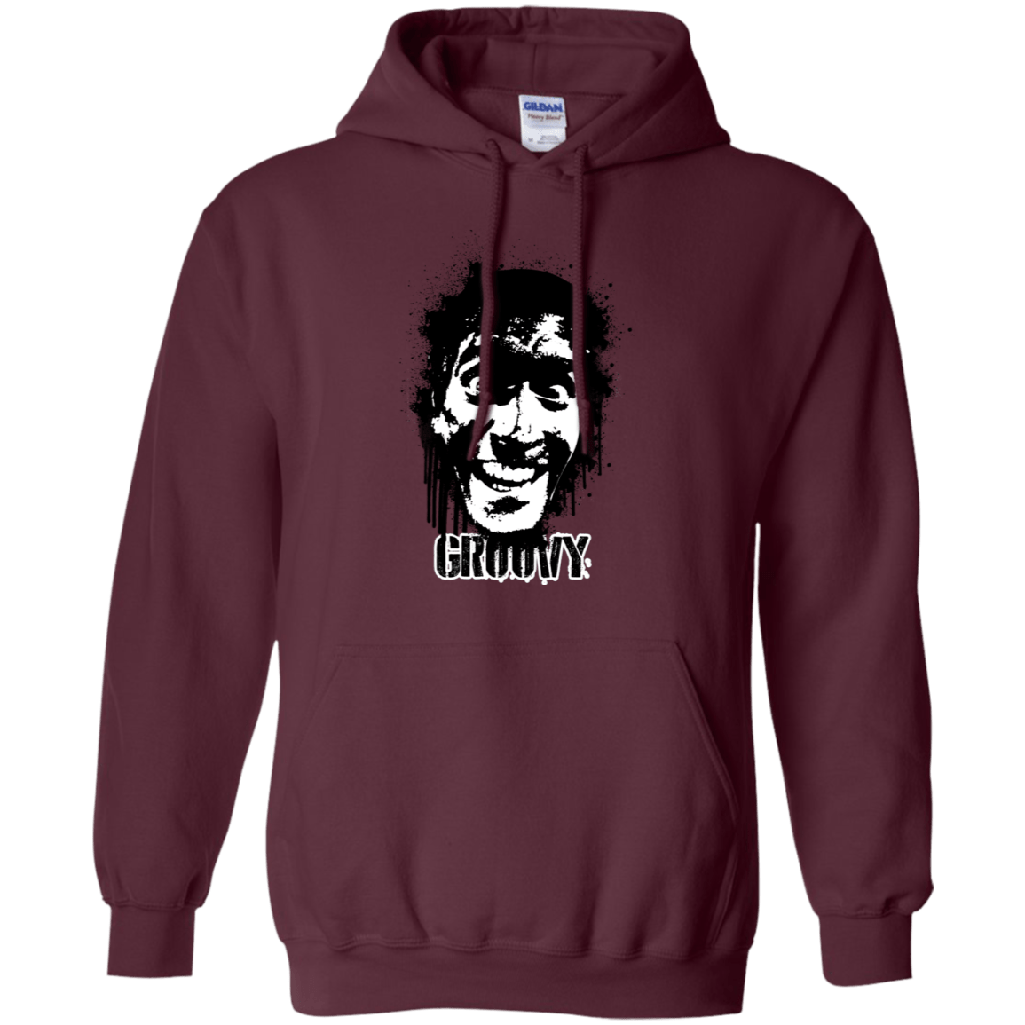 Sweatshirts Maroon / S Groovy Pullover Hoodie
