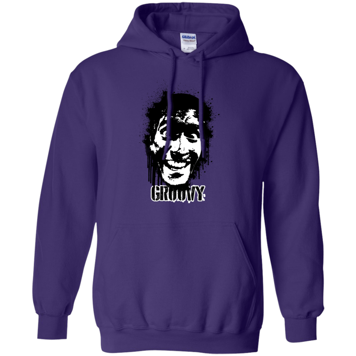 Sweatshirts Purple / S Groovy Pullover Hoodie