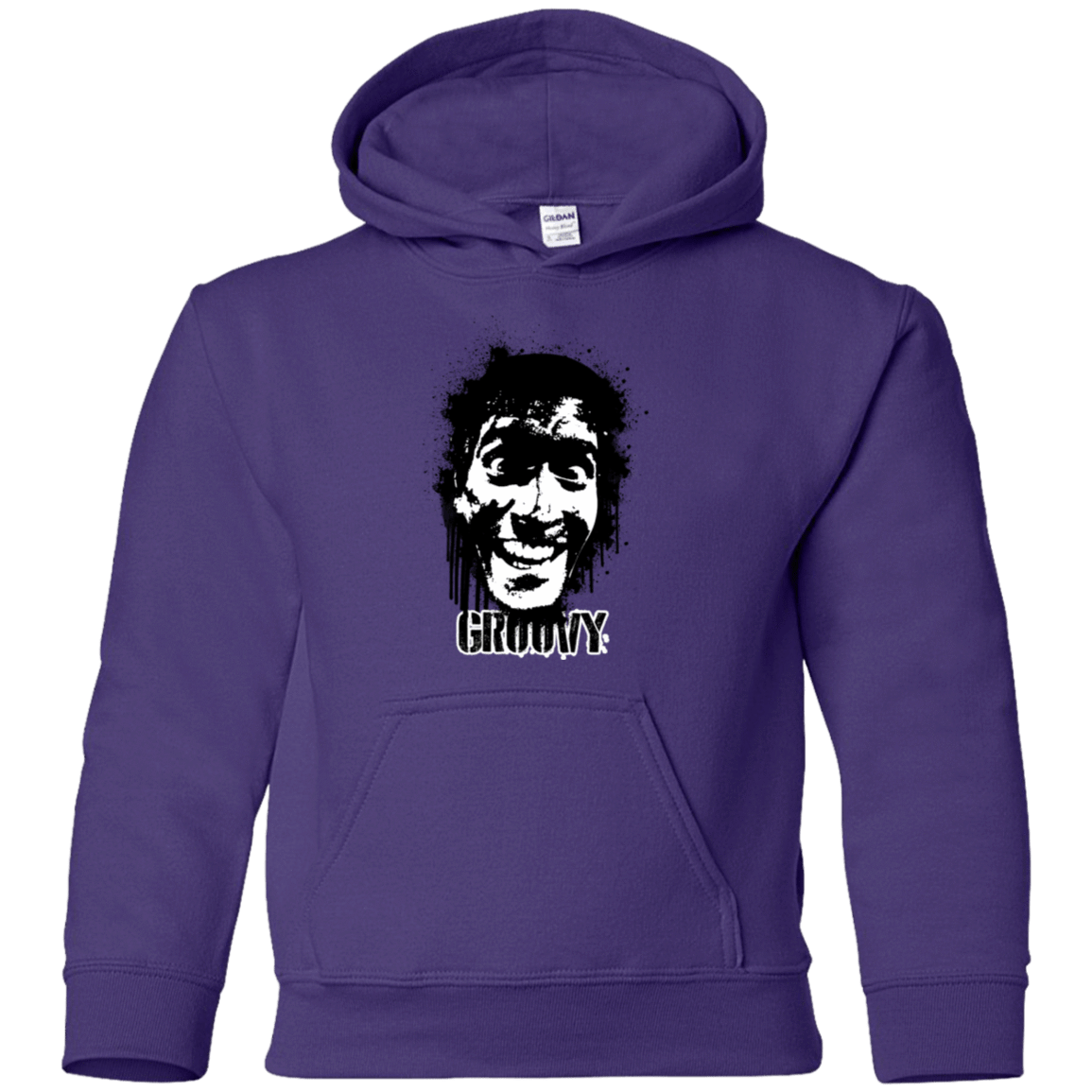 Sweatshirts Purple / YS Groovy Youth Hoodie