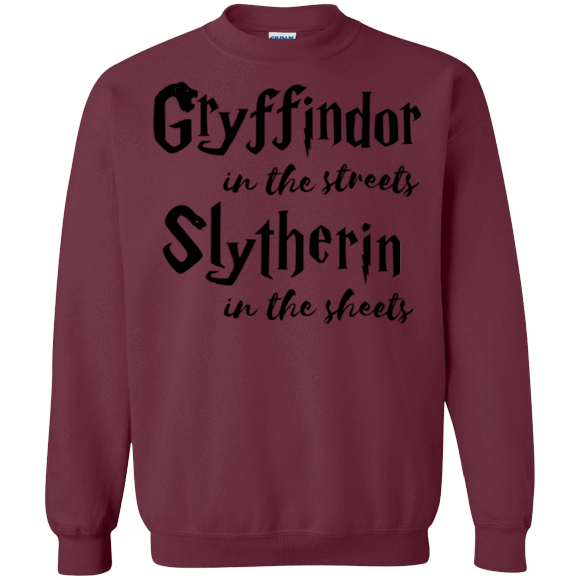 Sweatshirts Maroon / Small Gryffindor Streets Crewneck Sweatshirt