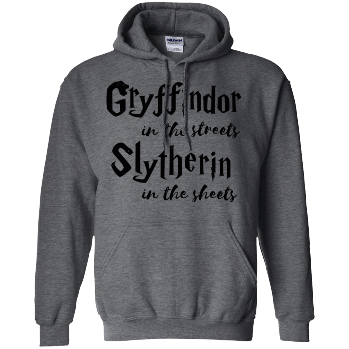 Sweatshirts Dark Heather / Small Gryffindor Streets Pullover Hoodie