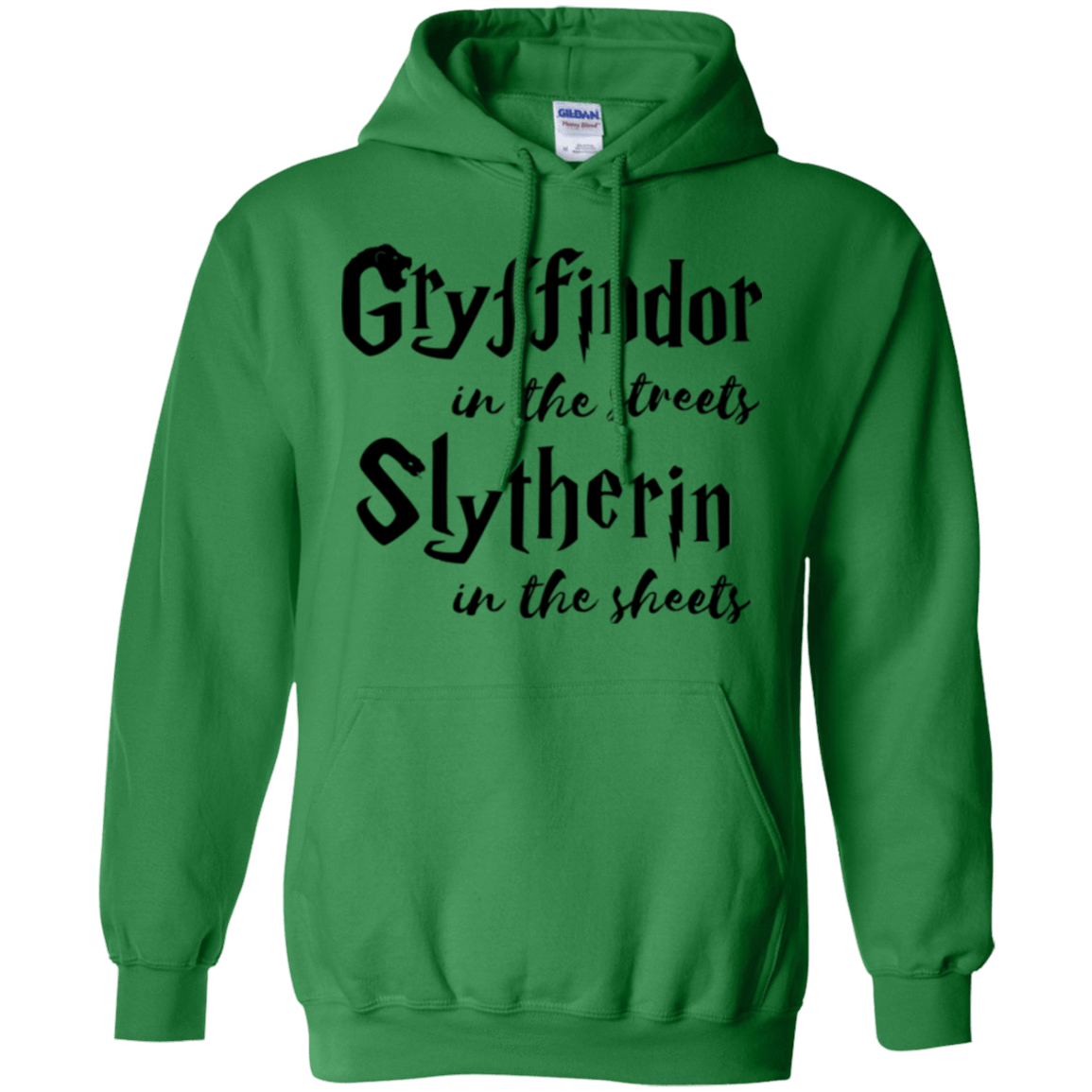 Sweatshirts Irish Green / Small Gryffindor Streets Pullover Hoodie