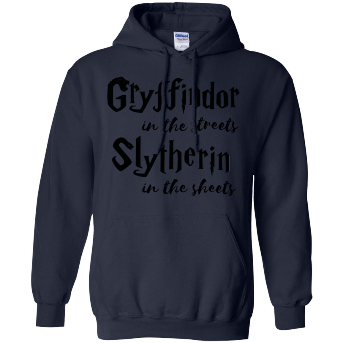 Sweatshirts Navy / Small Gryffindor Streets Pullover Hoodie