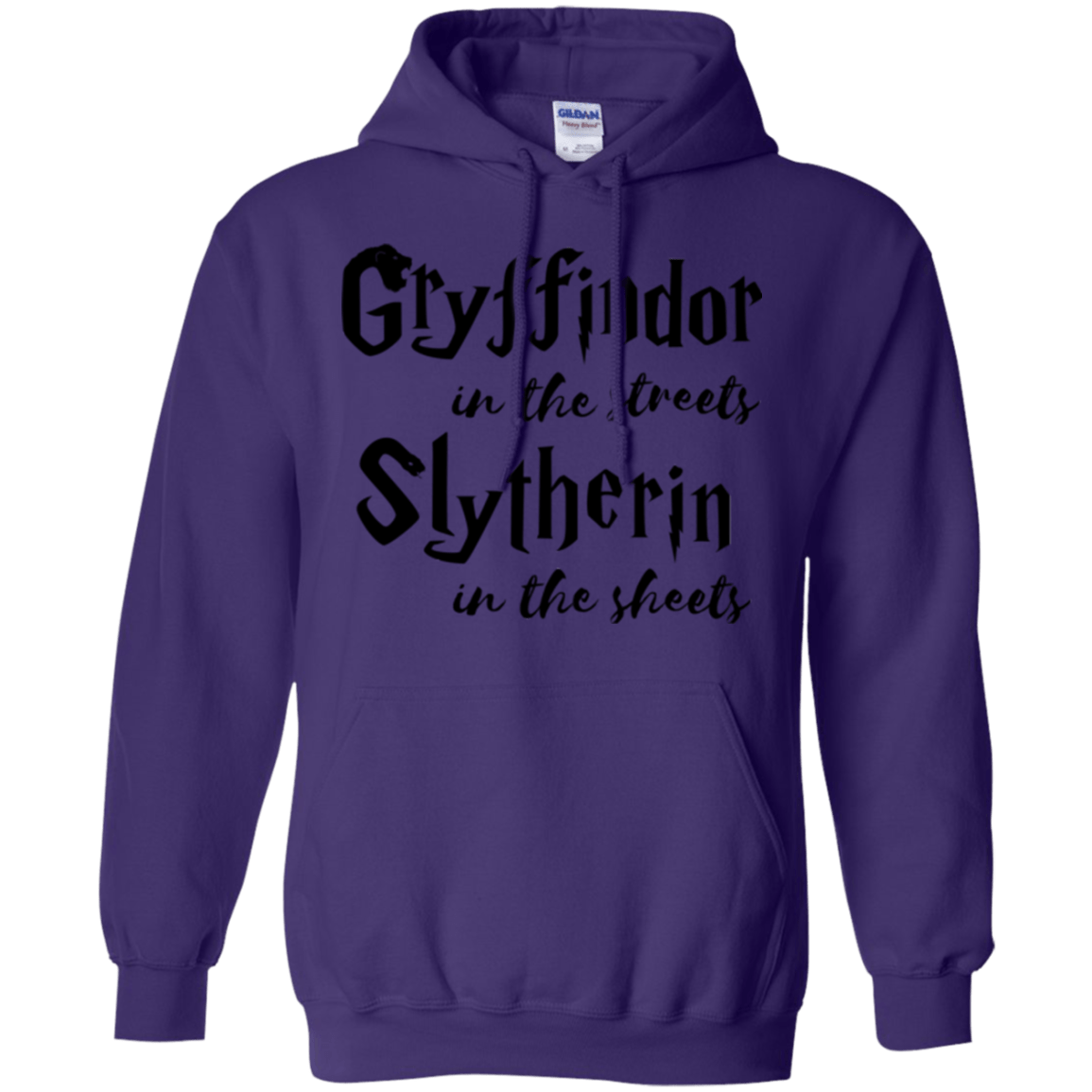 Sweatshirts Purple / Small Gryffindor Streets Pullover Hoodie