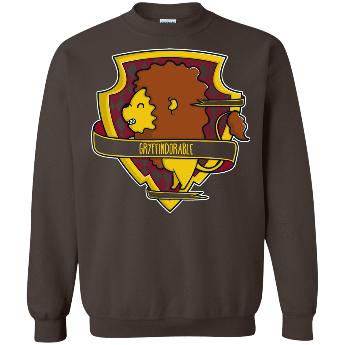 Sweatshirts Dark Chocolate / Small Gryffindorable Crewneck Sweatshirt