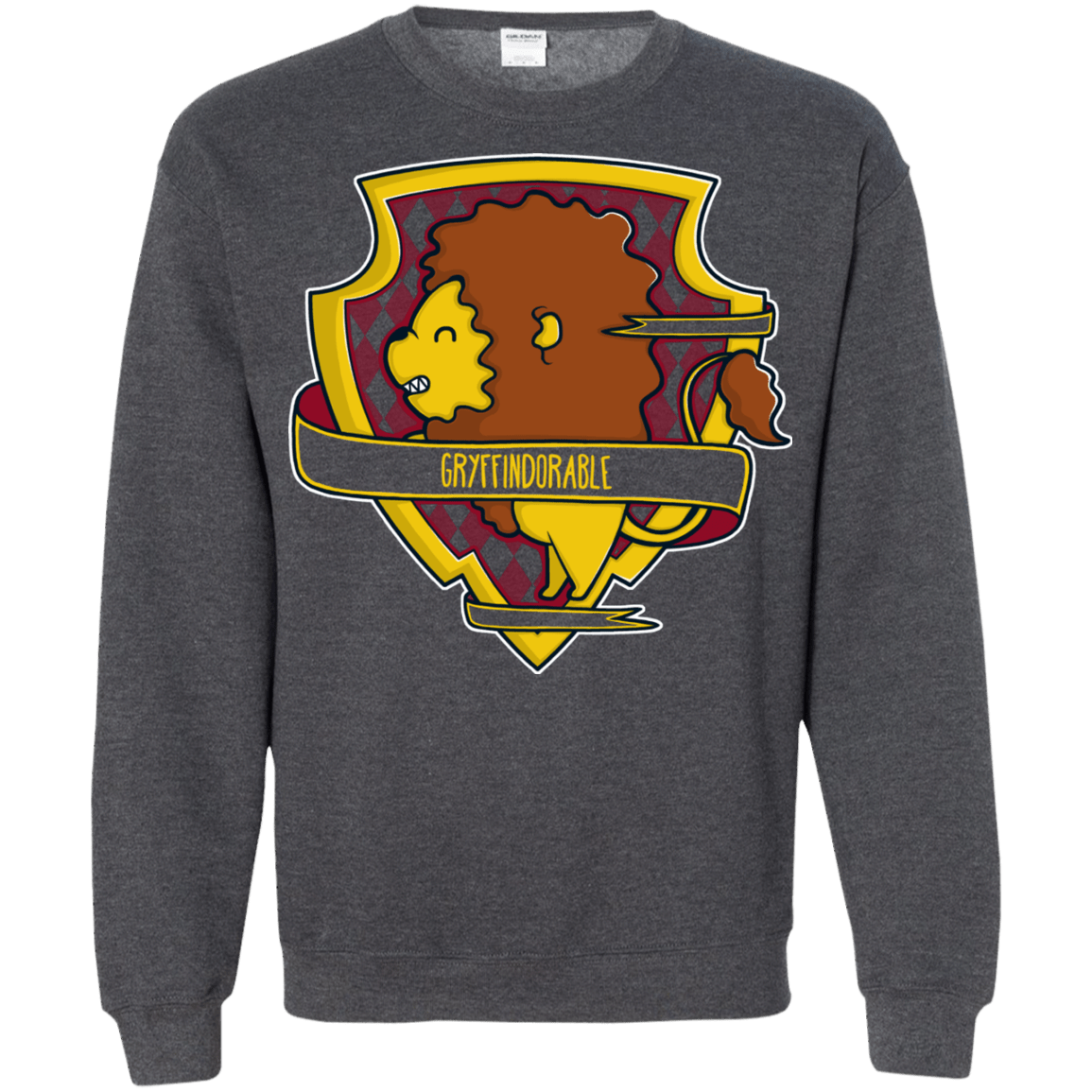 Sweatshirts Dark Heather / Small Gryffindorable Crewneck Sweatshirt