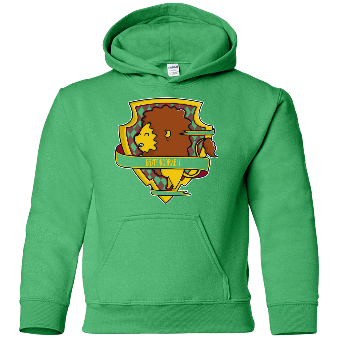Sweatshirts Irish Green / YS Gryffindorable Youth Hoodie
