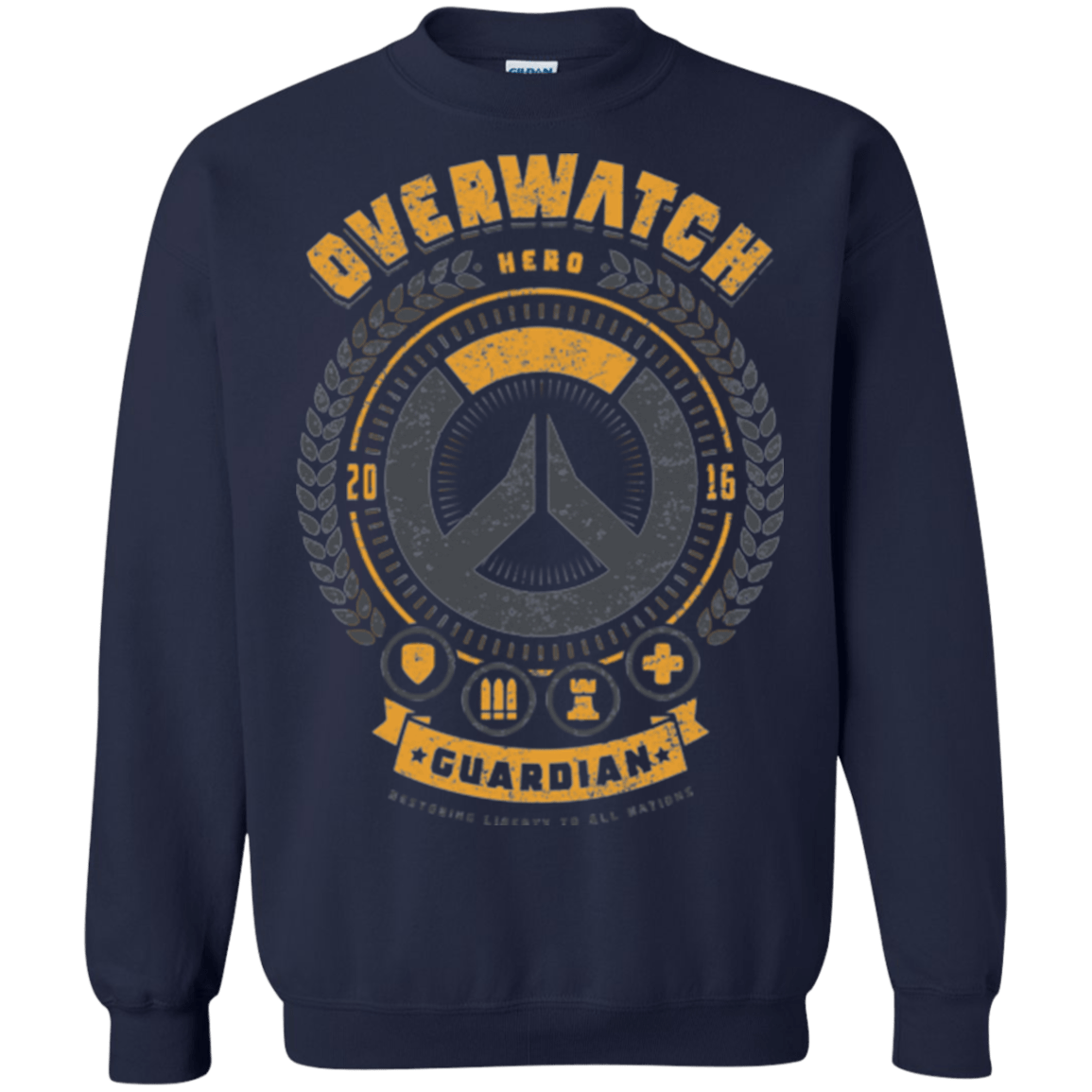 Sweatshirts Navy / Small Guardian Hero Crewneck Sweatshirt