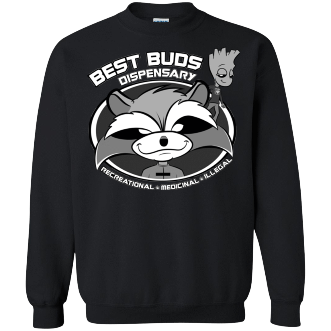 Sweatshirts Black / Small Guardians Of The Greenery Crewneck Sweatshirt