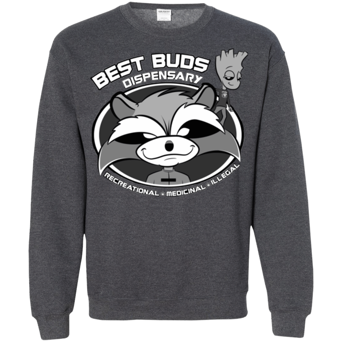 Sweatshirts Dark Heather / Small Guardians Of The Greenery Crewneck Sweatshirt