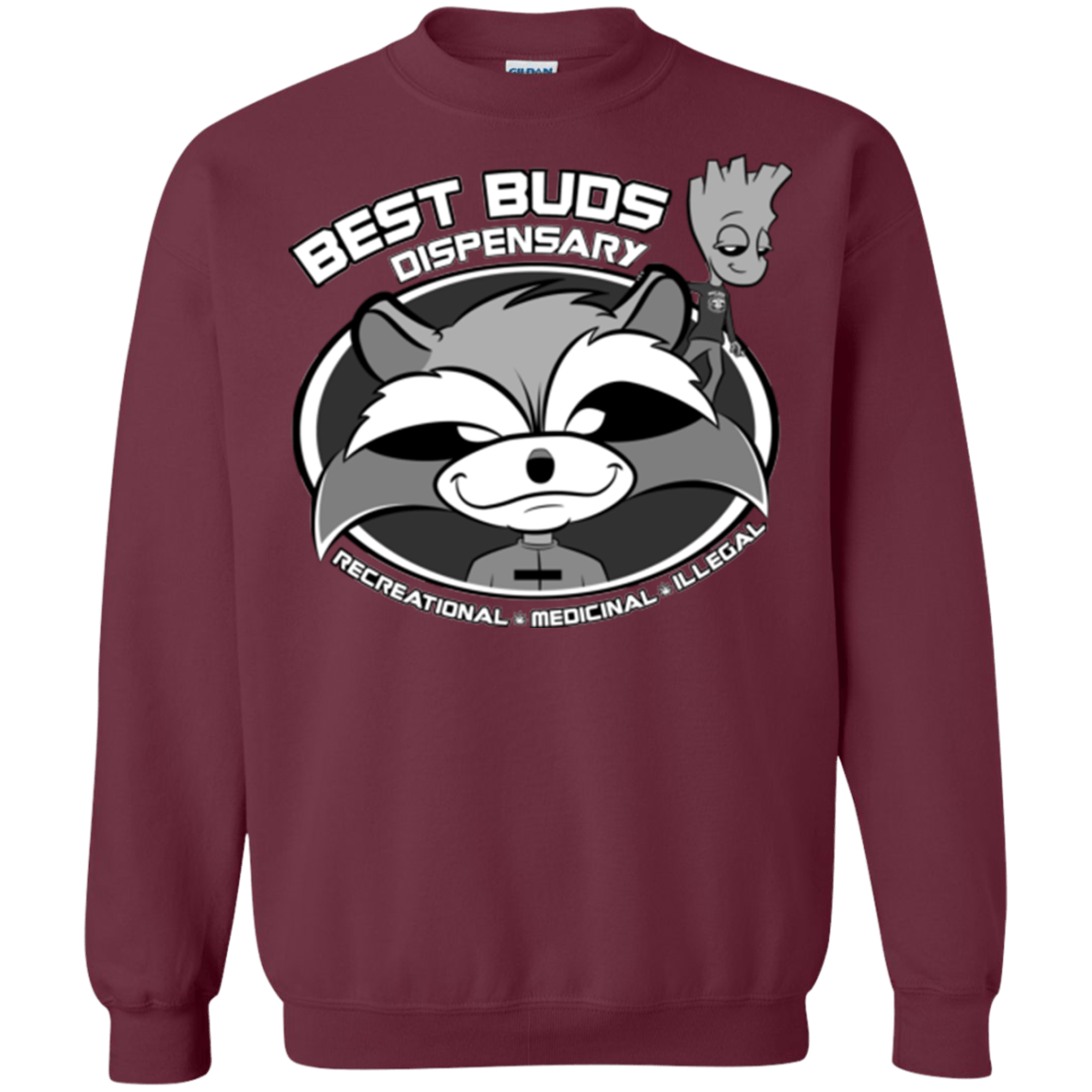 Sweatshirts Maroon / Small Guardians Of The Greenery Crewneck Sweatshirt