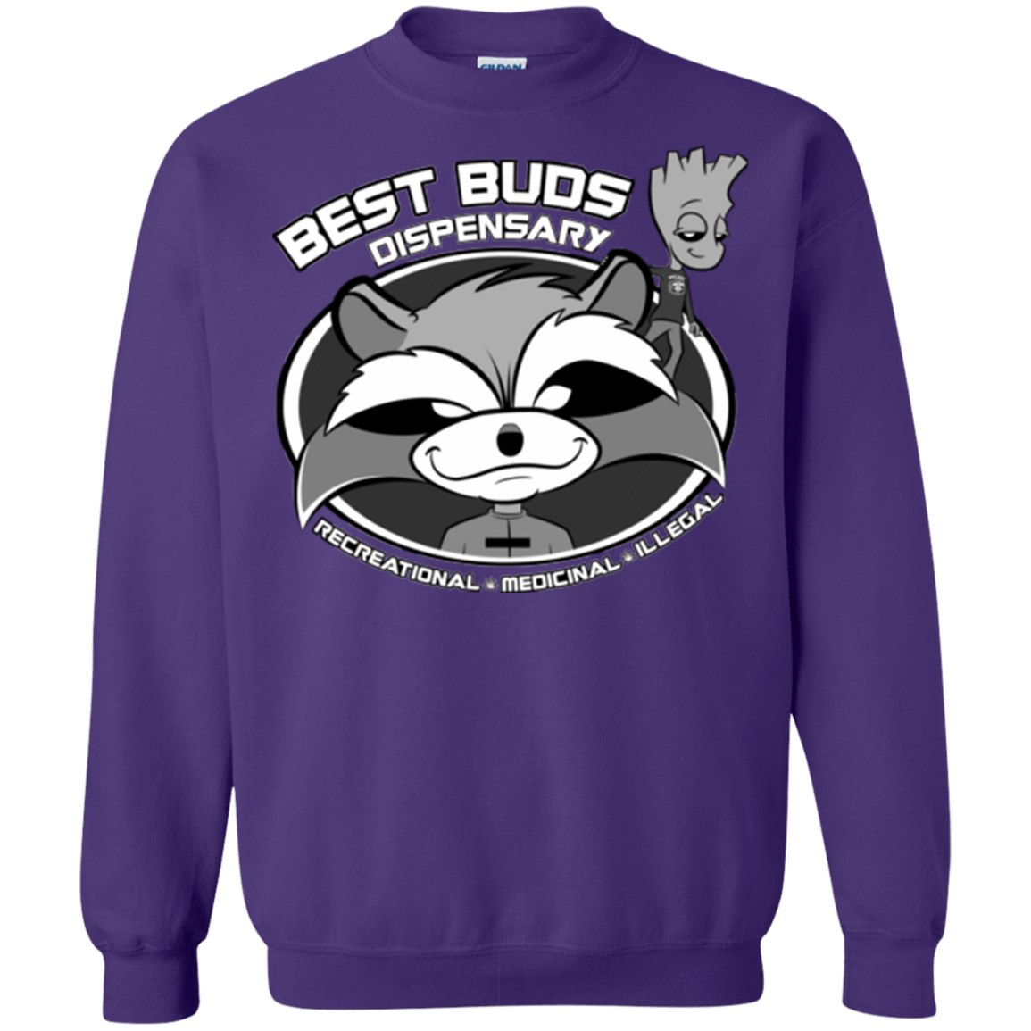 Sweatshirts Purple / Small Guardians Of The Greenery Crewneck Sweatshirt