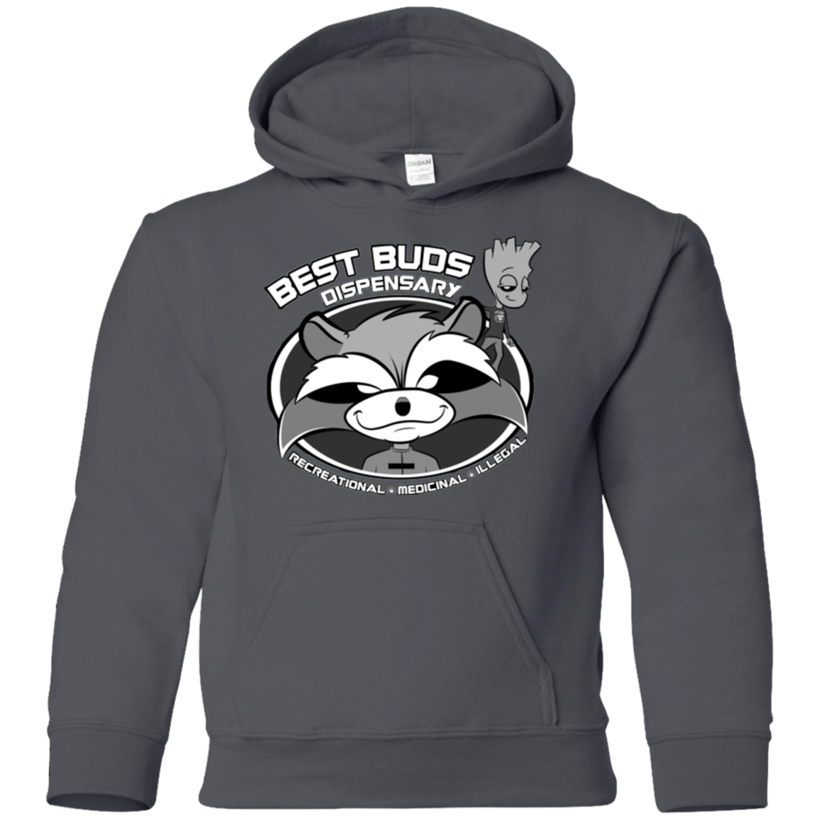 Sweatshirts Charcoal / YS Guardians Of The Greenery Youth Hoodie