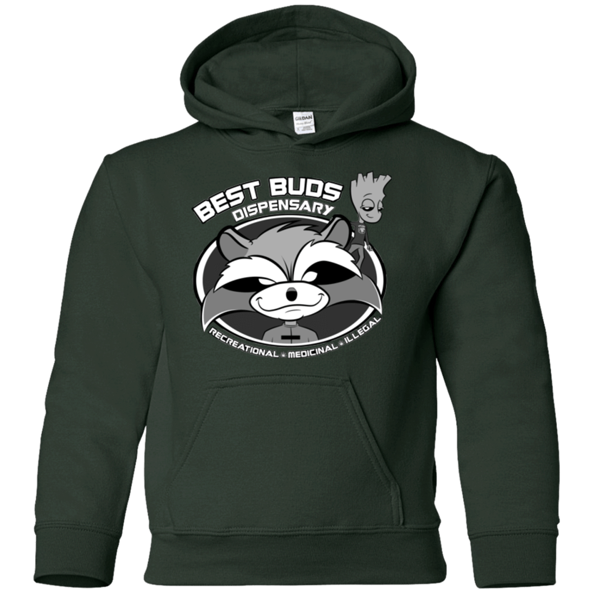Sweatshirts Forest Green / YS Guardians Of The Greenery Youth Hoodie