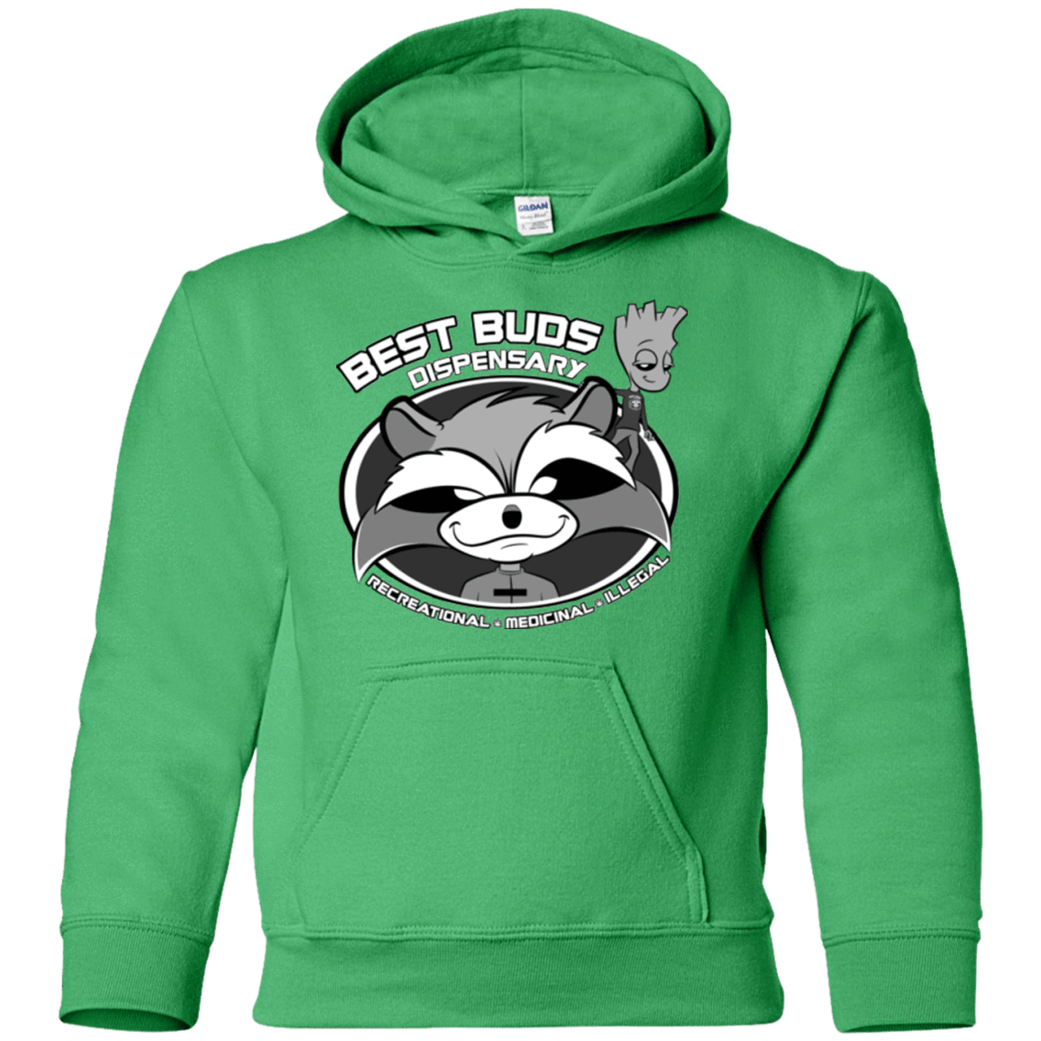 Sweatshirts Irish Green / YS Guardians Of The Greenery Youth Hoodie