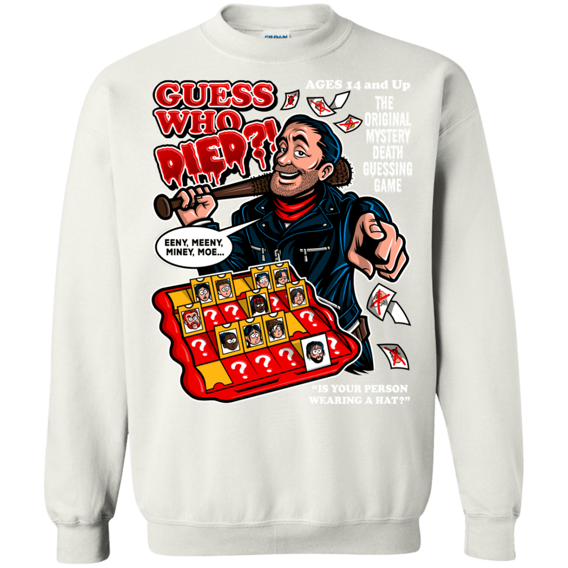 Sweatshirts White / Small Guess who Died Crewneck Sweatshirt