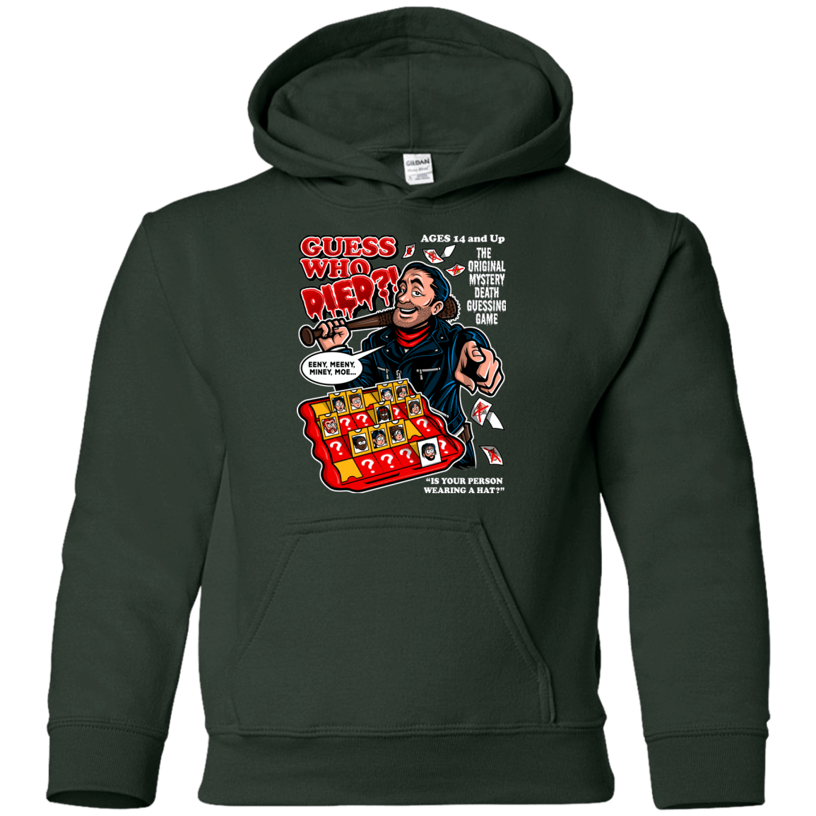 Sweatshirts Forest Green / YS Guess who Died Youth Hoodie