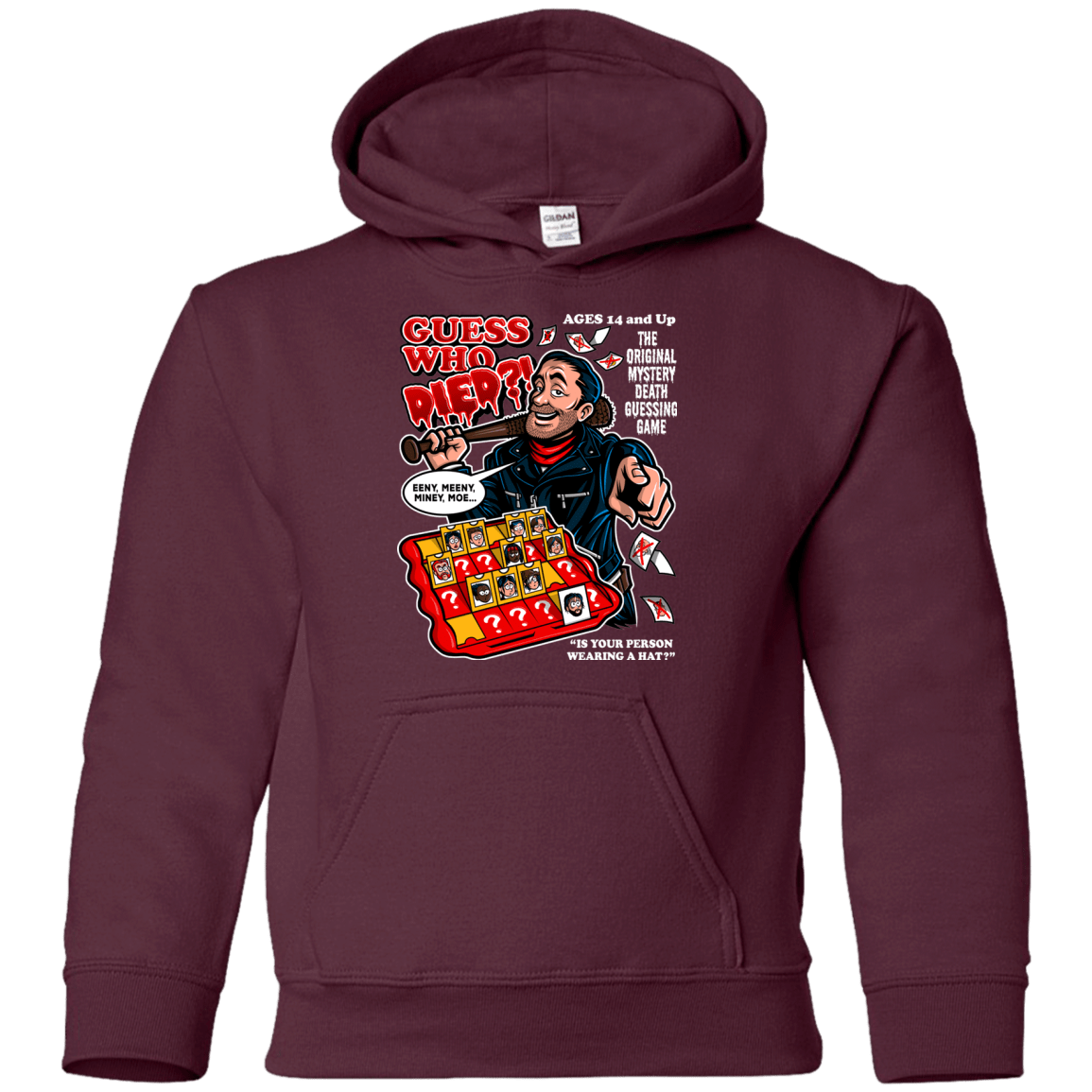 Sweatshirts Maroon / YS Guess who Died Youth Hoodie